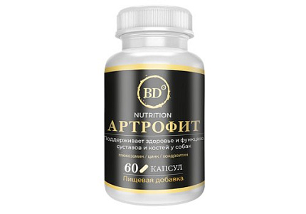 Пищевая добавка BD Артрофит для собак 60 капсул