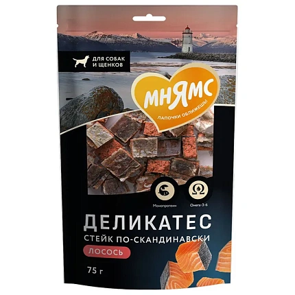 Мнямс Стейк по-скандинавски для собак