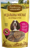 Деревенские Лакомства Медальоны мясные из курицы и утки