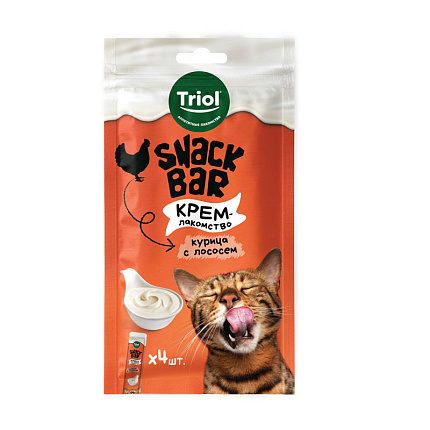 Крем из курицы с лососем Triol SnackBar 