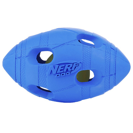 Nerf Мяч для регби светящийся для собак, 13.5 см