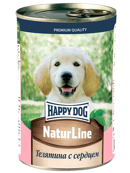 Happy Dog Телятина с сердцем для щенков