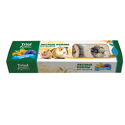 Лесные роллы с лепестками цветов Triol 