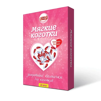 Cliny Мягкие коготки для кошек 40 шт 