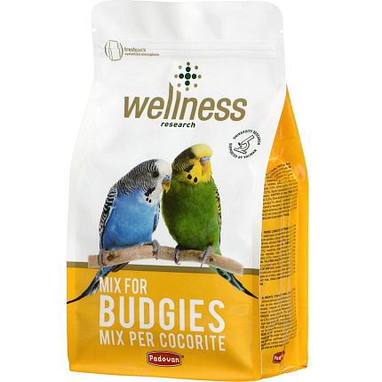 Padovan Wellness mix for budgies корм полнорационный для волнистых попугаев 1  кг