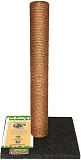  Когтеточка-столбик для кошек HomeCat МАКСИ, 410х410х630 мм (ковролин, джут)