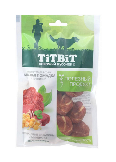 Лакомство для собак помадка мясная с телятиной TiTBiT, 85 гр