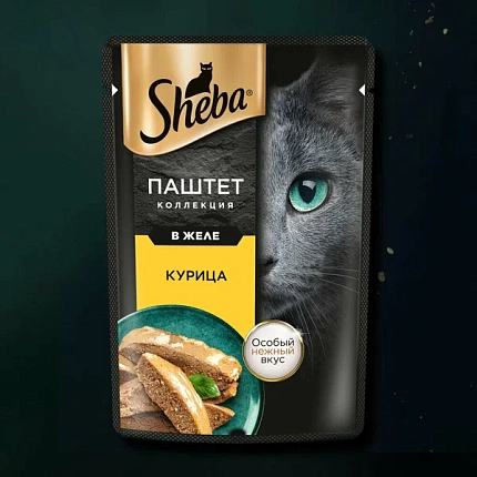 Sheba паштет для кошек  курица