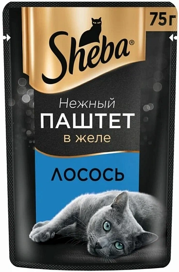 Sheba паштет для кошек лосось