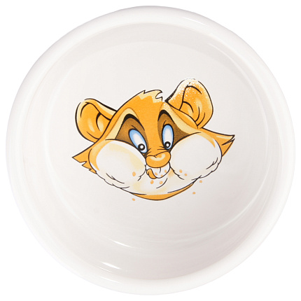 Mr. Kranch миска для грызунов Хомячок 130 мл белая