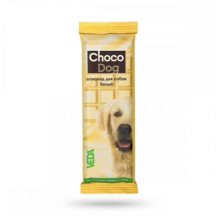 Шоколад ChocoDog белый лакомство для собак