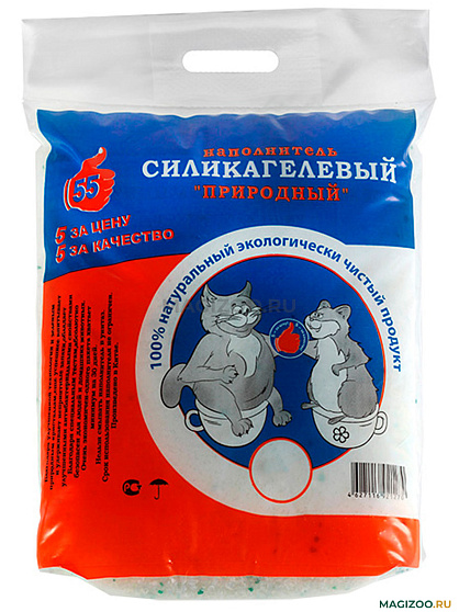 Наполнитель 55 Силикагелевый "Природный" 6л