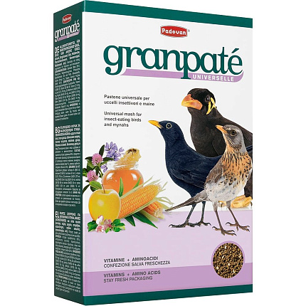 Padovan GranPate Universelle корм комплексный для насекомоядных птиц 1  кг