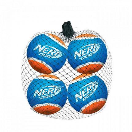 Nerf Мяч теннисный для бластера, 6 см, 4 шт
