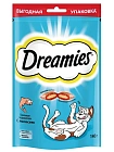 Dreamies  Лакомство для кошек , подушечки, лосось