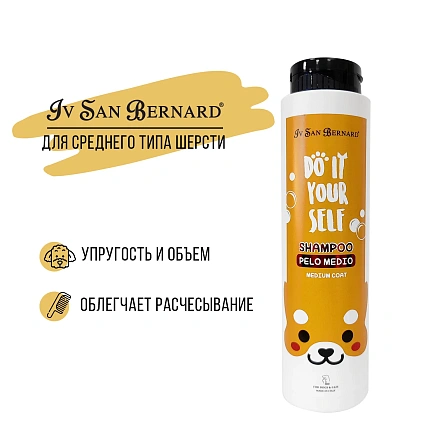 ISB DO IT YOURSELF шампунь для животных со средней шерстью 300 мл