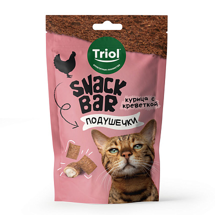 Подушечки с курицей и креветками Triol 