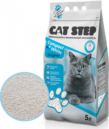 Cat Step Extra Dry Original  наполнитель впитывающий минеральный