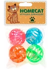 Home Cat Мячи пластиковые Звездочки с колокольчиком