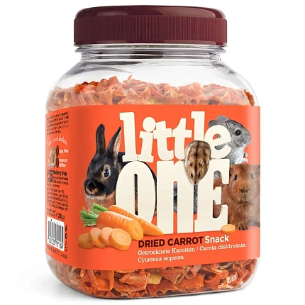 Лакомство Little One "Сушеная морковь" для грызунов 