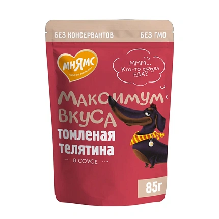 Мнямс лакомство для собак телятина