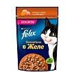 Курица с морковью в желе,  Felix 