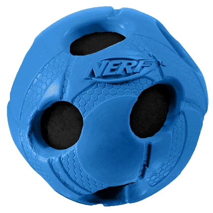 Nerf Мяч для собак с отверстиями, 7.5 см