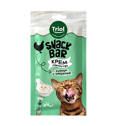Крем из курицы с макрелью Triol SnackBar 