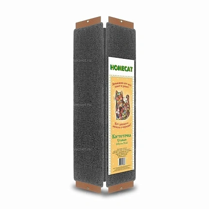 Когтеточка с кошачьей мятой угловая HomeCat  65х25 см