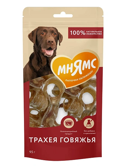 Мнямс Лакомство для собак Трахея говяжья 