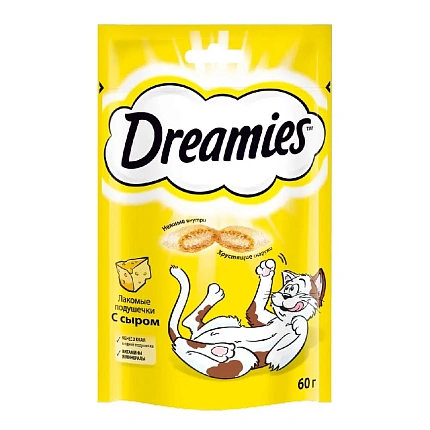 Dreamies Лакомство для кошек с сыром