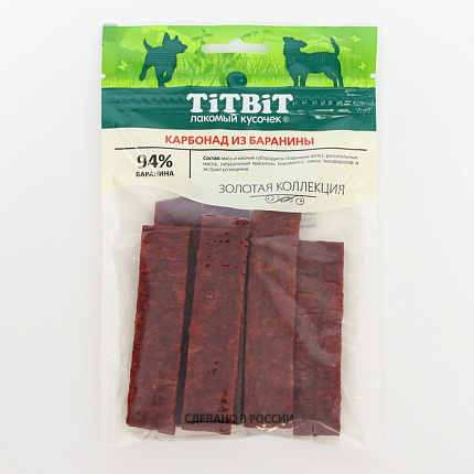 Tit Bit Карбонад из баранины для собак, 70 гр