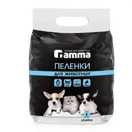  Пеленки для животных Gamma 5 шт