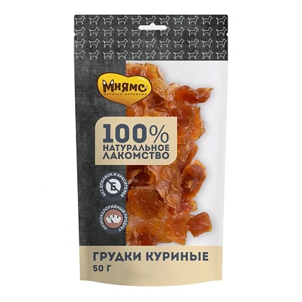 Мнямс лакомство для собак Грудки куриные 